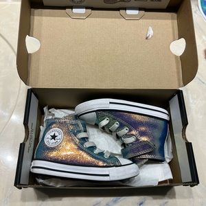 Toddler/Baby Chuck Taylor All Star Iridescent Glitter High Top